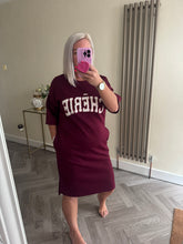 Load image into Gallery viewer, SALE The Cherie t shirt dress with pockets (no return on sale items )
