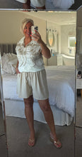 Load image into Gallery viewer, The Bora Bora embroidered sleeveless shirt
