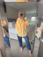 Load image into Gallery viewer, The Lulu neon striped shirt

