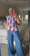 Load image into Gallery viewer, The Amalfi shirred frill top

