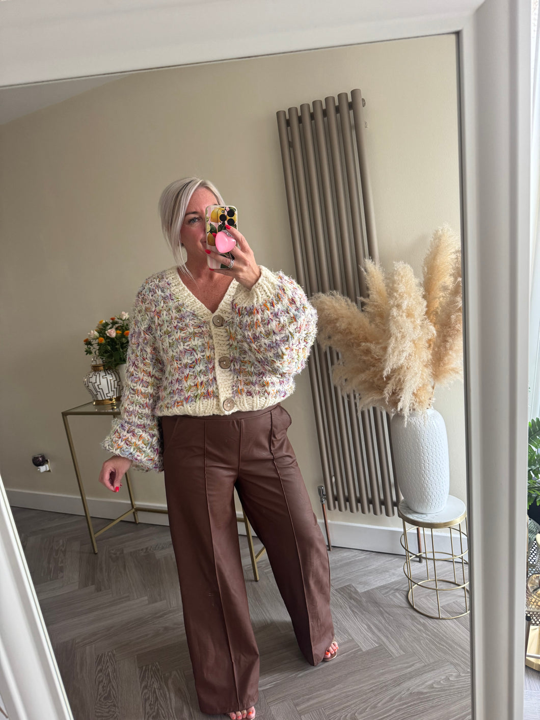 The Phoebe handknit chunky cardigan