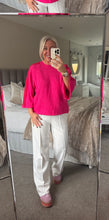 Load image into Gallery viewer, The molly striped sleeve knit

