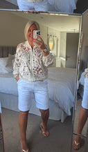 Load image into Gallery viewer, The Palma silk embroidered sheer jacket
