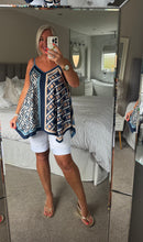Load image into Gallery viewer, The satin strappy baroque vest top
