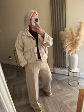 Load image into Gallery viewer, The velour crushed velvet button through jacket
