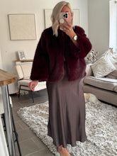 Load image into Gallery viewer, The Lily faux fur jacket
