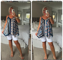 Load image into Gallery viewer, The satin strappy baroque vest top
