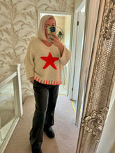 Load image into Gallery viewer, The blanket stitch star jumper
