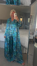 Load image into Gallery viewer, The Bora Bora satin trouser suit with separate vest &amp; jacket
