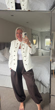 Load image into Gallery viewer, The faux suede military jacket
