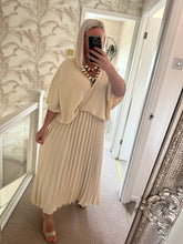 Load image into Gallery viewer, The Nikki pleated cape dress
