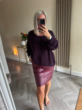 Load image into Gallery viewer, The Pu magic skirt
