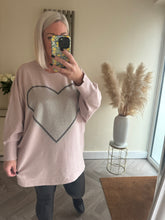 Load image into Gallery viewer, The supersoft sparkle heart jumper
