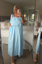 Load image into Gallery viewer, The Ibiza 100% cotton tie shoulder dress
