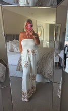 Load image into Gallery viewer, The Ibiza embroidered jumpsuit with pockets
