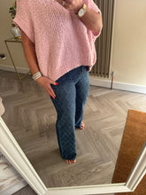 Load image into Gallery viewer, The G smack diamanté kriss cross jeans
