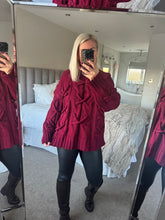 Load image into Gallery viewer, The Kriss cross cable knit jumper
