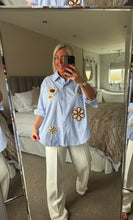 Load image into Gallery viewer, The zeta Otto pinstripe shirt
