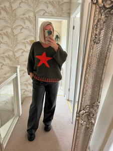 The blanket stitch star jumper