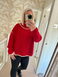 The Ally blanket stitch jumper