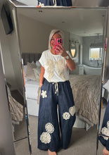 Load image into Gallery viewer, The Bora Bora crochet denims
