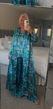 Load image into Gallery viewer, The Bora Bora satin trouser suit with separate vest &amp; jacket
