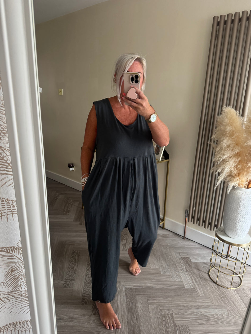 SALE The jersey harem jumpsuit with pockets (No return on sale items)