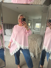 Load image into Gallery viewer, The Ivy lace detail a symmetrical jersey
