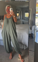 Load image into Gallery viewer, The Bora Bora strappy cuff jumpsuit with pockets
