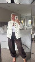 Load image into Gallery viewer, The faux suede military jacket

