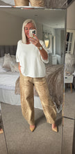 Load image into Gallery viewer, The Deer print barrel jeans
