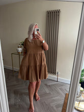Load image into Gallery viewer, The tiered cord smock dress with pockets
