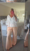 Load image into Gallery viewer, The Ibiza button through crochet top
