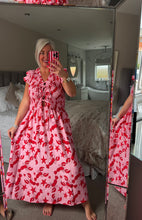 Load image into Gallery viewer, The tie front Amalfi lobster Dress
