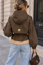 Load image into Gallery viewer, The Margot rouched Mac in chocolate
