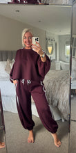 Load image into Gallery viewer, The sports luxe jersey stripe tracksuit
