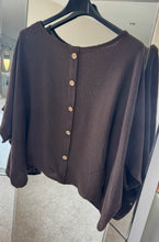 Load image into Gallery viewer, The Ibiza Hopsack button back top
