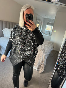 The Laetitia mem v hem sequin jumper