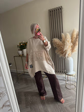 Load image into Gallery viewer, The black label dip hem sequin jersey tunic with zip detailing
