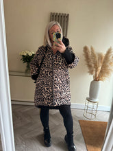 Load image into Gallery viewer, The animal print quilted coat
