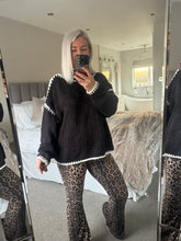 Load image into Gallery viewer, SALE The Ellie blanket stitch knit (no return on sale items)
