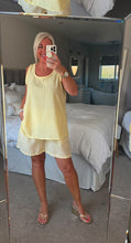 Load image into Gallery viewer, The linen look striped shorts set with pockets
