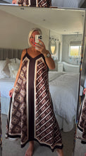 Load image into Gallery viewer, The satin baroque strappy dress
