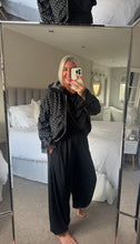 Load image into Gallery viewer, The Polka dot lace trim hooded jacket
