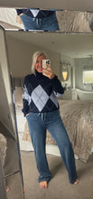 Load image into Gallery viewer, The super stretch denim tie waist joggers

