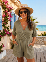 Load image into Gallery viewer, The 100% cotton Ibiza playsuit with pockets
