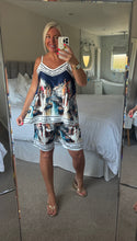 Load image into Gallery viewer, The Amalfi satin shorts set
