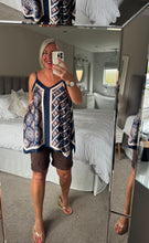 Load image into Gallery viewer, The satin strappy baroque vest top

