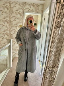 The chevron coat (longer length)