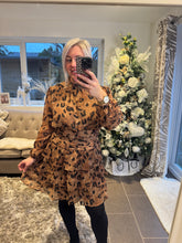 Load image into Gallery viewer, The animal print shimmer Rara dress
